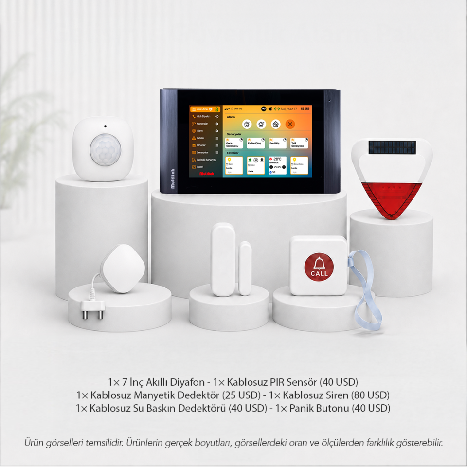Gelişmiş Güvenlik Alarm Paketi